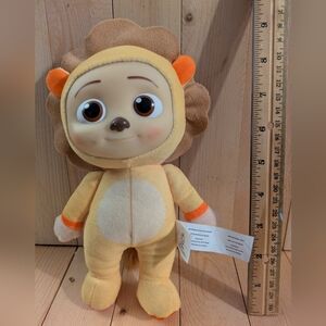 cocomelon Lion Plush Toy - Tan and Orange 9 Inches Tall